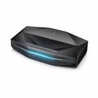 Ensemble Home Cinéma Premium AWOL Aetherion Max Projecteur Laser UST ALR PET Cabinet Noir 100"-120" 16:9 Motorisé à levage au sol