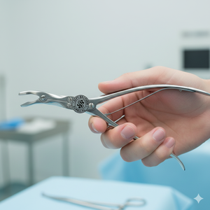 Forceps pour septum nasal, instrument chirurgical ORL |   Acier inoxydable |   Réutilisable et autoclavable - Product Image 2