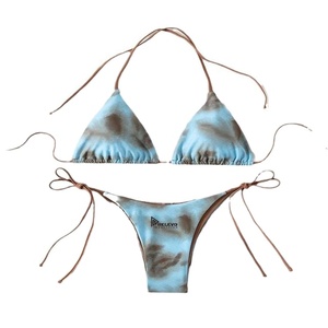 ชุดว่ายน้ำทูพีซแฟชั่นสำหรับผู้หญิง ผ้าสแปนเด็กซ์ แห้งเร็ว เหมาะสำหรับใส่ไปเที่ยวทะเลช่วงฤดูร้อน - Product Image 2