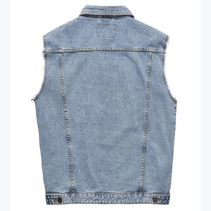 Chaleco Vaquero de Alta Calidad con el Mejor Diseño Personalizado para Hombre, Ropa Casual al por Mayor, Transpirable y con Estilo Nuevo para Invierno - Product Image 6