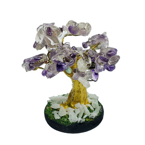 Amethyst Gemstone <b>Crystal</b> <b>Tree</b> Handmade Feng Shui Home Decoration - Product Image 2