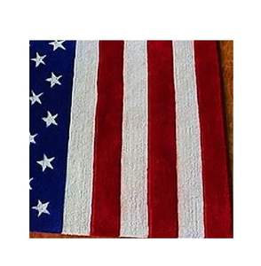 Tapis tufté en laine 100% fait à la main Design de drapeau américain moderne à haute pile pour la décoration intérieure pour le salon et la salle à manger (3x5 pieds) - Product Image 2