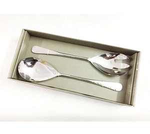 Ensemble de service à salade en acier inoxydable de qualité supérieure outil de cuisine cuillère fourchette ustensiles vaisselle articles de cuisine ustensiles de cuisine ensemble de couverts - Product Image 6