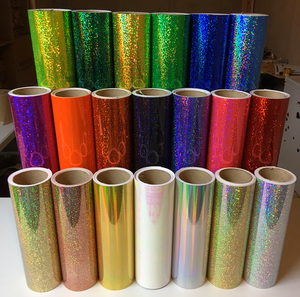 Film adhésif holographique métallisé coloré de haute qualité, effet arc-en-ciel, pour l'emballage, la lamination, la décoration, vente en gros - Product Image 1
