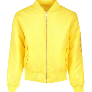 Chaqueta Bomber Unisex Vintage de Satén, Diseño Personalizado, Recubierta, Impermeable, Transpirable, Cortavientos, de Nailon/Poliéster con Cremallera para Invierno - Product Image 2