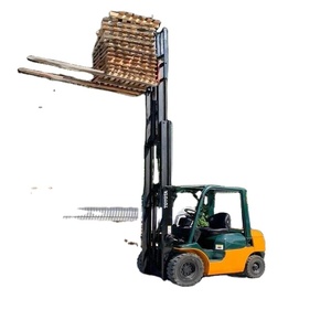 Carretilla elevadora eléctrica 4x4 de nueva fábrica, transpaleta todoterreno agrícola de 3 toneladas para restaurantes y venta al por menor - Product Image 1