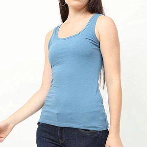เสื้อกล้ามผู้หญิงผ้าโพลีเอสเตอร์/ ผ้าฝ้ายผลิตจากปากีสถาน - Product Image 3