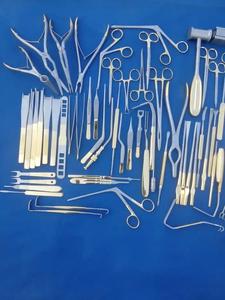 Juego de alta calidad de 82 piezas de instrumentos de cirugía plástica y rinoplastia mayor Fuente de alimentación de acero manual Certificado CE Clase I - Product Image 2