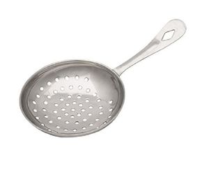 Cuchara espumadera de acero inoxidable con mango largo – Cuchara coladora resistente para freír (Jhara) - Product Image 1