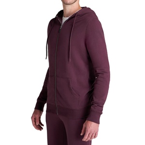 100% coton conception professionnelle sweat à capuche à fermeture éclair hiver blanc bonne qualité polaire Top vente hommes sweats à capuche personnalisé fermeture éclair sweats à capuche - Product Image 2
