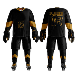 Ropa deportiva personalizada, uniforme de hockey sobre hielo, diseña tu propio estilo con sublimación - Product Image 2