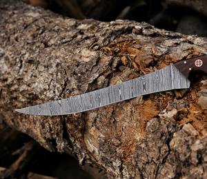 Juego de cuchillos de chef de filete de acero de Damasco hechos a mano personalizados, cuchillo de cocina para cortar verduras de alta calidad con cubierta protectora - Product Image 3