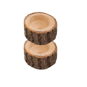 เชิงเทียนไม้เชิงเทียนตกแต่งบ้านเชิงเทียนแบบธรรมชาติ - Product Image 5