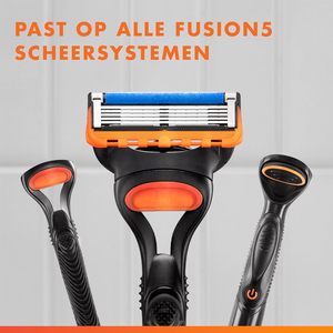 Fusion5ยิลเลตต์แบบเติมได้12ใบพร้อมแถบหล่อลื่นเพื่อประสบการณ์การโกนที่นุ่มนวลและใบมีด5ใบเพื่อผิวเรียบยาวนาน - Product Image 3