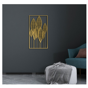 Recién llegado, decoración de pared de hoja de Metal para sala de estar, TV, sofá, pared de fondo, porche, artes colgantes y manualidades, decoración del hogar moderna - Product Image 6