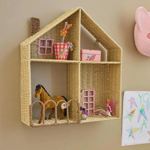 Décoration murale pour enfants en forme de maison, en herbe de mer, design moderne, pour anniversaire, prix de gros, fabriqué au Vietnam - Product Image 1