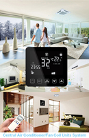 Termostato Programable para Habitación HY08AC con Compatibilidad con WiFi/HVAC/Fan Coil