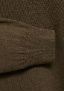 2025 OEM moda logotipo bordado personalizado suéteres de los hombres Top de manga larga prendas de punto personalizado cálido invierno suéter con cremallera de los hombres - Product Image 6