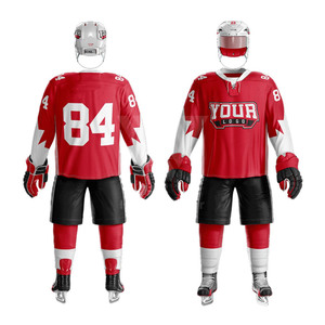 Diseño de Ropa Deportiva, Uniforme de Hockey sobre Hielo Personalizado para Hombre, Ligero, 100% Poliéster, Uniforme con Nombre de Equipo Personalizado - Product Image 6