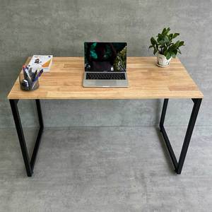 โต๊ะทำงานสำนักงานสมัยใหม่ ดีไซน์มินิมอล 120x60 ซม. ไม้ยางพารา ขาเหล็ก HBSL030 - Product Image 3