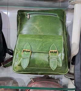 Laptop Backpack <b>Men's</b> And Womens Genuine Leather Office <b>Bag</b> Messenger Multi-Pocket Soft <b>Bag</b> for Book & Laptop Next-955 Model - Product Image 1