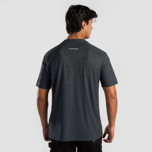 Camiseta Deportiva 21 Rapid 100% Poliéster, Color Gris Sólido, Tejido de Punto, Impresión por Sublimación, Modelo Comprimido - Product Image 2