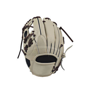 Leather Baseball Fielding <b>Gloves</b> with Strong Pocket Design for Secure <b>Ball</b> Catching-Lightweight - Product Image 2