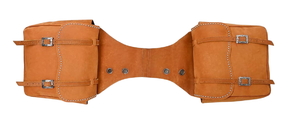 Sacs de selle de saut équestre en cuir véritable de qualité supérieure usinés à la main vêtements d'équitation occidentale sac de selle de qualité supérieure cheval - Product Image 5