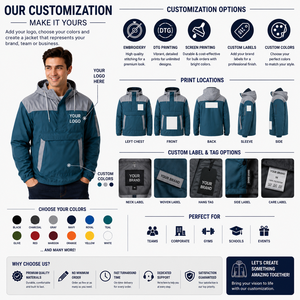 Custom Waterproof Windbreaker <b>Jacket</b> OEM Lightweight <b>Packable</b> Hooded Outdoor <b>Jacket</b> Private Label Manufacturer - Product Image 4