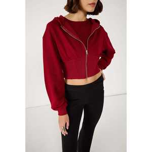 Sudadera con capucha y cremallera, estilo diario, 100% poliéster - Product Image 4