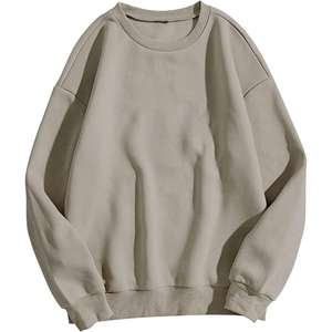 Oversize <b>Green</b> Pullover And Sweatshirt <b>Mens</b> Casual Cloth Accessories Plain Print Casual Round Neck Hoodies Customize Logo - Product Image 2