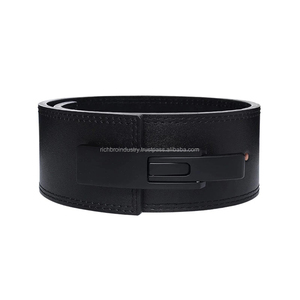 เข็มขัดยกน้ำหนักเข็มขัดออกกำลังกายยกน้ำหนักแบบกว้างเข็มขัดออกกำลังกายยกน้ำหนักยกกระชับเอวป้องกันด้านหลังรองรับหนังวัว - Product Image 4