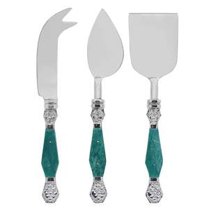 <b>cheese</b> Slicer and spreaders White Bone Handle <b>Cheese</b> Tools <b>Set</b> Stainless Steel Rose Gold <b>Cheese</b> <b>set</b> - Product Image 3