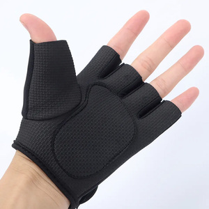 Mess Sports Adjustable Breathable Polyester Half Finger Sport Workout Fitness <b>Weight</b> Lifting <b>Gloves</b> for Cross <b>Training</b> Men Women - Product Image 4