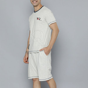 Conjunto de Camiseta y Pantalones Cortos Casuales para Hombre, Listos para el Aire Libre, Transpirables, de Secado Rápido, Ligeros, 100% Algodón, para el Verano, Estilo de Vida Cotidiano, Alta Calidad - Product Image 2