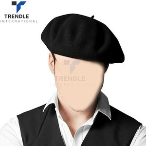 Béret français pour femme, personnalisable, couleur unie, style artiste décontracté, béret en toile, toutes saisons, bonnet chaud, accessoire de mode pour - Product Image 6