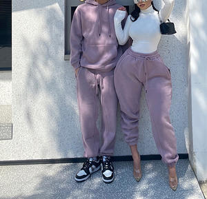 Survêtements décontractés pour femmes avec logo personnalisé imprimé, de haute qualité, avec un nouveau design, motif uni, haut d'entraînement d'automne en taille adulte - Product Image 6