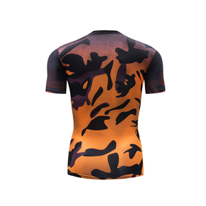 Long Sleeve Mens Sublimation Compression <b>Shirt</b> Rash Guard for BJJ Rash Guard MMA Workout Gym - Product Image 4