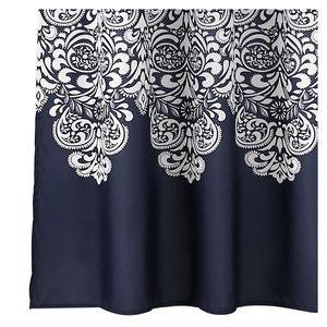 ความเรียบง่ายที่ทันสมัยกํามะหยี่พิมพ์ห้องนั่งเล่นห้องนอนตกแต่งบ้านป้องกันแสงแดดผ้าม่านหน้าต่างโพลีเอสเตอร์บริการ OEM - Product Image 4