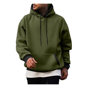 Sweat à capuche vintage d'hiver en polyester/coton brodé sur mesure de haute qualité en polaire brossée unisexe avec poche - Product Image 2