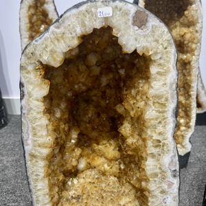 Haute qualité en gros naturel Citrine géode cristal grappe gravé décor à la maison en vrac guérison énergie pierre collection grotte - Product Image 5