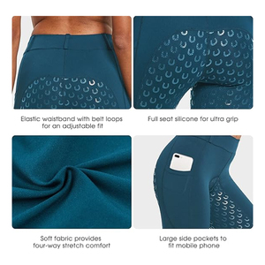 Gran oferta de ropa Ecuestre para mujer, mallas de compresión equinas de ajuste excelente, pantalones deportivos para montar a caballo, Jodhpur y pantalones - Product Image 5