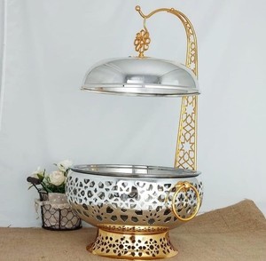 Haute qualité fait chauffe-plats maille Buffet hôtel fête de mariage servant utiliser chauffe-aliments marmite métal chauffe-plat - Product Image 3