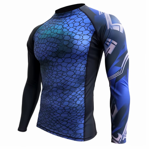 Camiseta Deportiva de Manga Larga para Hombre, Diseño Profesional, Personalizada, de Spandex/Poliéster, Transpirable, Sostenible, de Secado Rápido, Premium Guard - Product Image 2