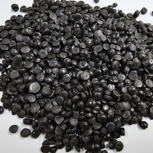 Granulés de résine HDPE noirs recyclés 100 mesh, qualité moulage par injection, sac de 25 kg, sac doré, partenariat limité TH;59 - Product Image 4