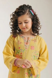 Hiện Đại Đông Thêu dân tộc kurta cho cô gái văn hóa mặc màu vàng độ ẩm Wicking nhanh chóng khô tính năng cho Ấn Độ - Product Image 4