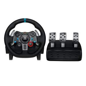 Volante de Carreras y Pedales Logitech G29 Driving Force de Cuero Real + Palanca de Cambios Logitech G Driving Force - Product Image 2