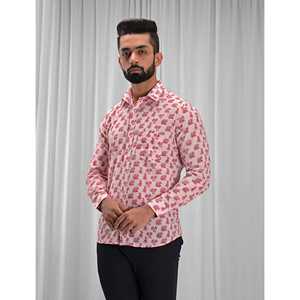 Chemise décontractée pour homme 100% coton, manches longues, tissu popeline tissé, taille 6XL, chemises habillées ODM - Product Image 5