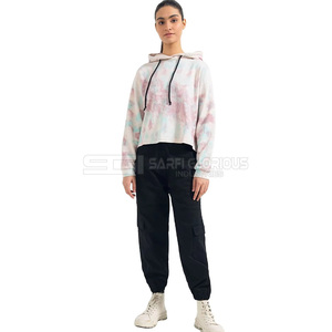Sweat-shirts pour femmes de haute qualité, design élégant et nouveau, avec col à capuche uni pour l'hiver, logo sur le devant - Product Image 3