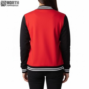 Breathable Fashion New Style Fall Jackets For Women <b>Top</b> <b>Coats</b> Varsity Jacket Women Ladies Custom Leather Jacket - Product Image 2